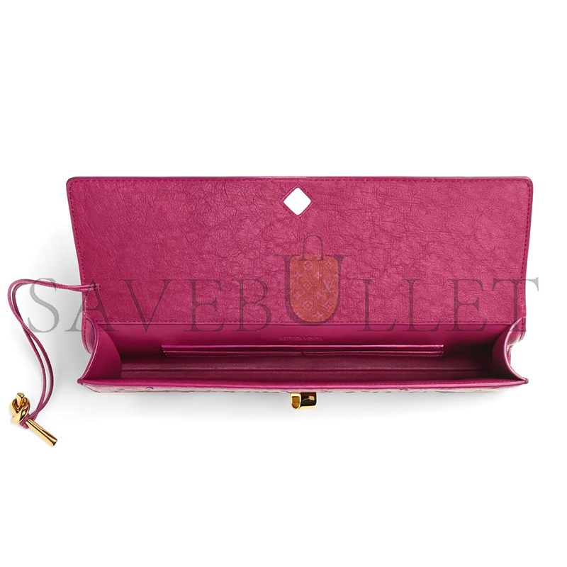 BOTTEGA VENETA ANDIAMO CLUTCH OSTRICH LEATHER 805241V3RQ35568 (31*13*3cm)